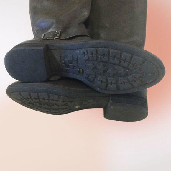 Vince Camuto Pazell Moonstone Leather Riding Boots Size 6 - Picture 9 of 12